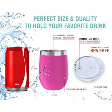 Stay Hydrated with CHILLOUT LIFE Insulated 12 oz Tumbler