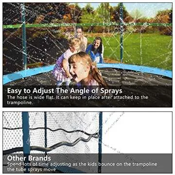 Jasonwell Trampoline Sprinkler for Kids Outdoor Fun