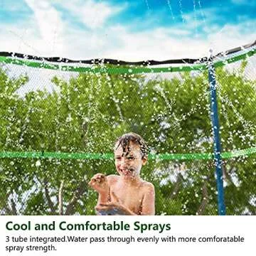 Jasonwell Trampoline Sprinkler for Kids Outdoor Fun