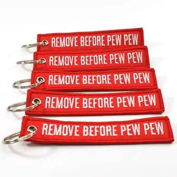 Rotary13B1 REMOVE BEFORE PEW PEW - 5 pack Key Chains