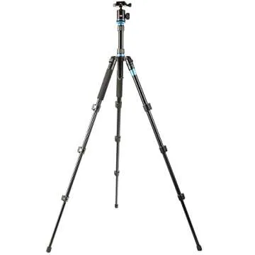 New Wave u.go Plein Air | Tripod LCS1| Compatible with New Wave u.go Plein air Pochade Boxes, Compact Aluminum Tripod with 360° Ball Head, Professional Tripod for Painting and DLSR Cameras