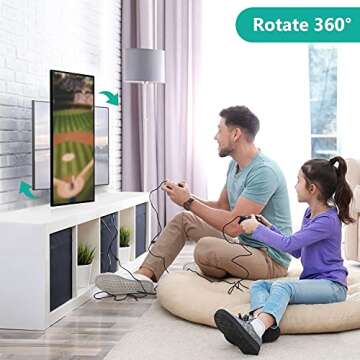 WALI Full Motion TV Wall Mount for 13-32 Inch TVs