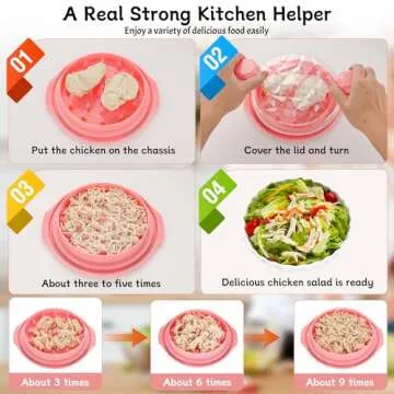 Chicken Shredder Tool Twist - Effortless Meat Shredding