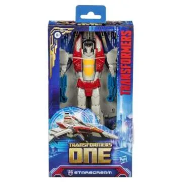 Transformers One Mega Changer Starscream 11-Inch Robot Action Figure, Interactive Toys for Boys and ...