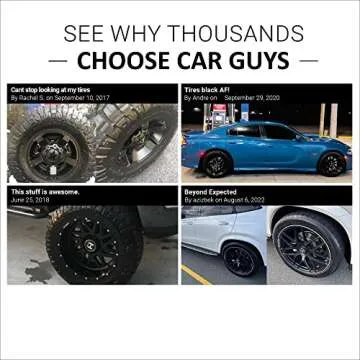 CAR GUYS Tire Shine Gallon Refill for Perfect Tire Care