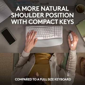 Logitech Ergonomic Wireless Keyboard for Windows/Mac