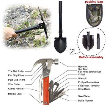 AUTODECO Roadside Emergency Car Kit 95 Pieces