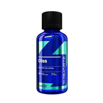CARPRO Gliss Original - 50ml Kit - Ceramic Coating for Cars - Hyper Smooth Hydrophobic Nano Top-Coat with Microfiber Applicators