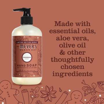 Mrs. Meyer’s Gingerbread Hand Soap, Limited Edition 12.5 oz