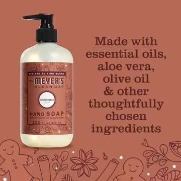 Mrs. Meyer’s Gingerbread Hand Soap, Limited Edition 12.5 oz