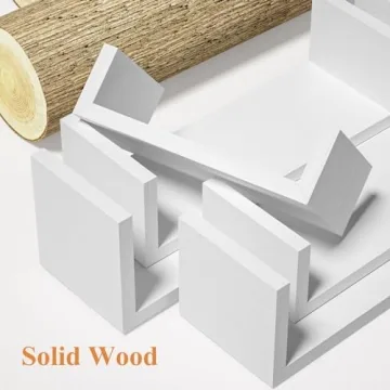 Floating Wall Shelves Set of 5 - Stylish Decor