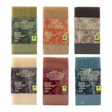 Bali Soap Masculine Collection Natural Soap Gift Set 6 pcs