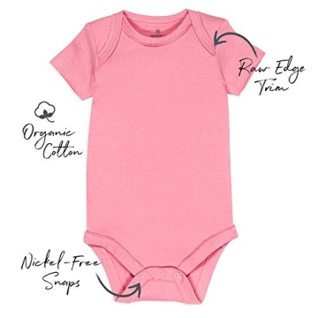 HonestBaby Organic Cotton Onesies 10-Pack for Infants