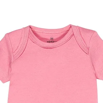 HonestBaby Organic Cotton Onesies 10-Pack for Infants