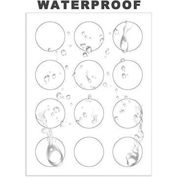 Mr-Label 2" Glossy Clear Round Labels for Laser Printers