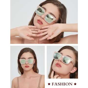 BIRCEN Polarized Trendy Sunglasses: UV Protection Shades BC2003