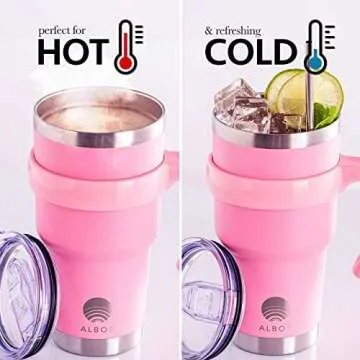 ALBOR 30 oz Insulated Tumbler - Durable & Stylish Travel Mug