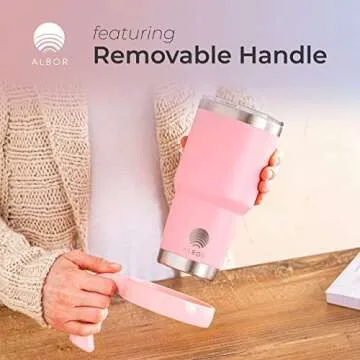 ALBOR 30 oz Insulated Tumbler - Durable & Stylish Travel Mug