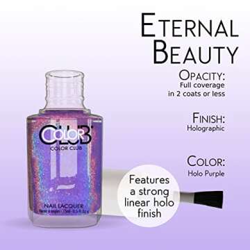 Vibrant Color Club Halo Hues Nail Lacquer for Stunning Nails