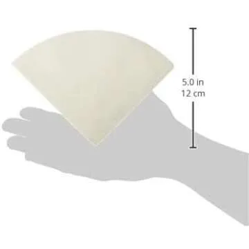Hario V60 Paper Coffee Filter, Size 02, White, 40ct Box