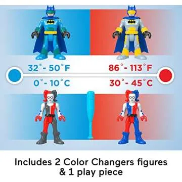 Fisher-Price Imaginext Batman Color Changers Set for Kids
