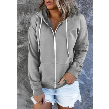 Trendy Oversized Cropped Hoodie for Women - EFAN