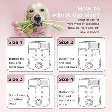 Paw Legend Washable Reusable Female Dog Period Diapers for Heat Doggie Puppy Diapers for Female Dogs (3 Pack,X-Small)