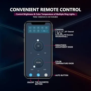 Neewer 16-inch APP Control LED Ring Light for Beauty