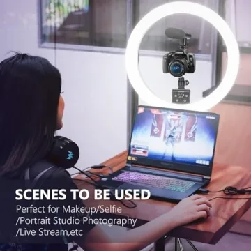 Neewer 16-inch APP Control LED Ring Light for Beauty