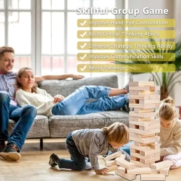 Aivalas Giant Timber Blocks Games for All Ages Fun