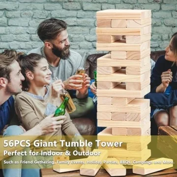 Aivalas Giant Timber Blocks Games for All Ages Fun