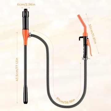 Kiweoci Portable Fuel Transfer Pump with Adjustable Flow Control