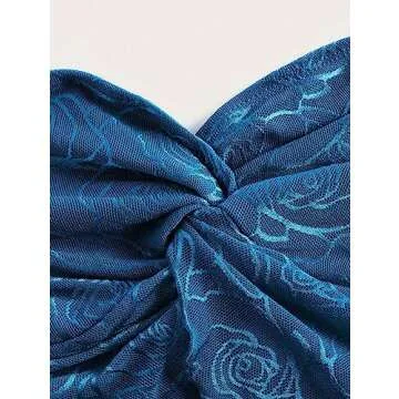 Meladyan Lace Crop Tube Top for Stylish Summer Outfits