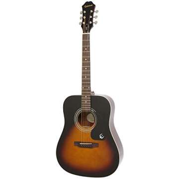 Epiphone Songmaker DR-100, Dreadnought Acoustic Guitar - Vintage Sunburst
