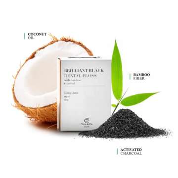 Brilliant Black Dental Floss - Eco-Friendly Dental Care