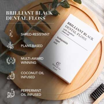 Brilliant Black Dental Floss - Eco-Friendly Dental Care