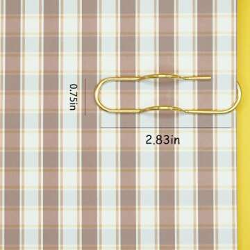 Multifunctional Rose Gold Pen Clips for Office and School