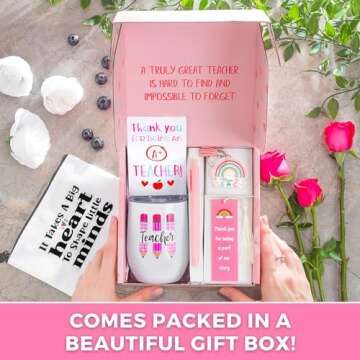 Beautiful 6-Pc Teacher Gift Set - Perfect for Appreciation