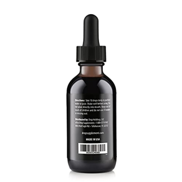 Organic Trace Minerals Electrolyte Drops with Fulvic Acid 2 oz Alkaline Liquid Minerals for Water - Supports Gut Health, Energy, Stamina, and Nutrient Uptake