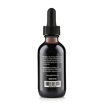 Organic Trace Minerals Electrolyte Drops with Fulvic Acid 2 oz Alkaline Liquid Minerals for Water - Supports Gut Health, Energy, Stamina, and Nutrient Uptake