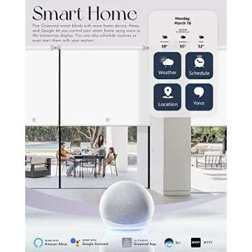 Graywind Motorized Light Filtering Shades: Smart Blinds for any Home