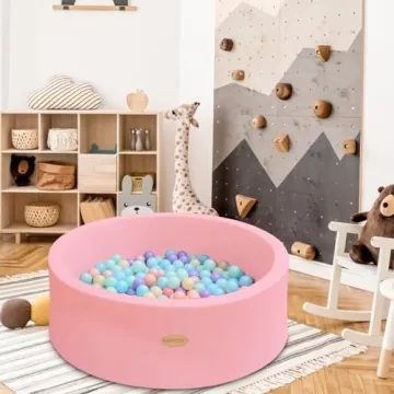 HARBOLLE Soft Memory Foam Baby Ball Pit for Toddlers