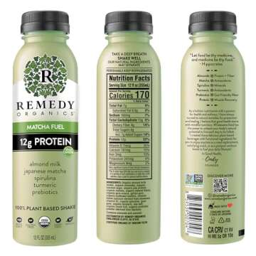 Plant-Based Protein Shakes - USDA Organic & Gluten-Free