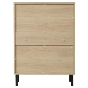 Compact Stylish ZeHuoGe Rattan Shoe Cabinet for Any Space