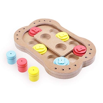 Interactive Andiker Shuffle Bone Puzzle Toy for Dogs