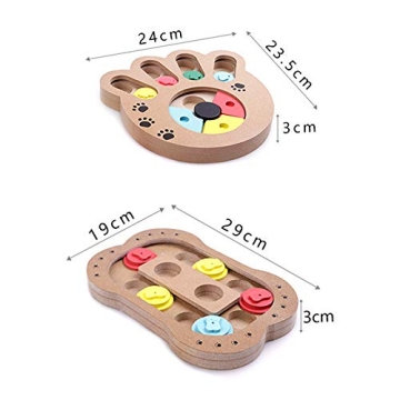 Interactive Andiker Shuffle Bone Puzzle Toy for Dogs