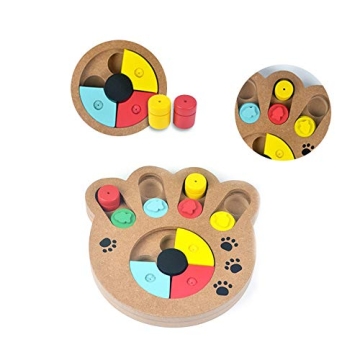 Interactive Andiker Shuffle Bone Puzzle Toy for Dogs