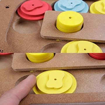 Interactive Andiker Shuffle Bone Puzzle Toy for Dogs