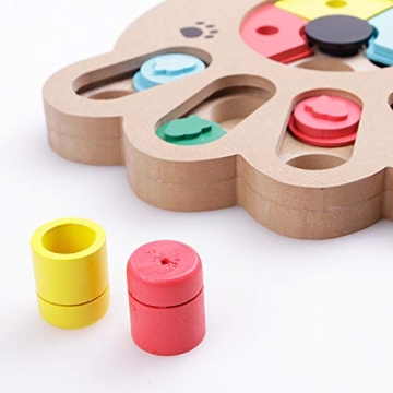 Interactive Andiker Shuffle Bone Puzzle Toy for Dogs