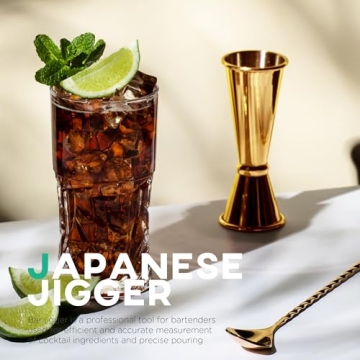 Homestia Bar Jigger - Double-Sided Measurement Tool